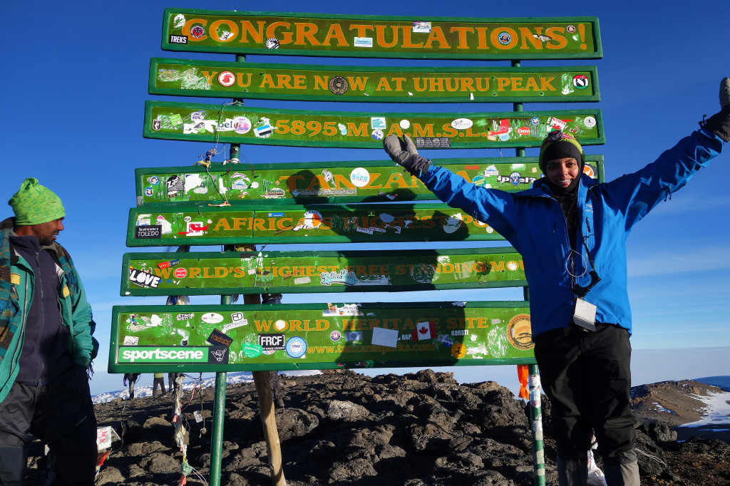 Summit Shot Uhuru Peak Mt. Kilimanjaro Tanzania
